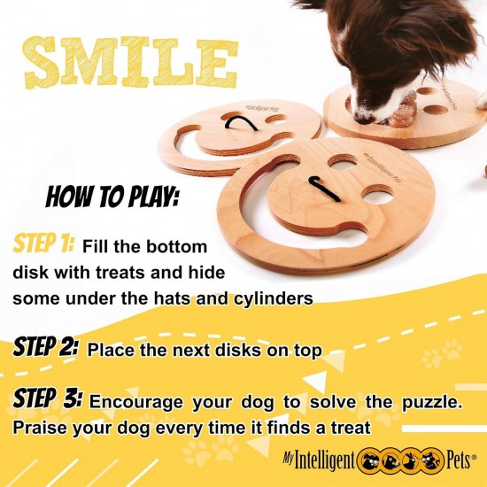Mandala & Star - My Intelligent Dogs Interaktives Hundespielzeug aus Holz Hundespielzeug für Hunde Hundespielzeug kleine und große Hunde Hunde Spielzeug Mandala & Star - My Intelligent Dogs Interaktives Hundespielzeug aus Holz Hundespielzeug für Hunde Hundespielzeug kleine und große Hunde Hunde Spielzeug