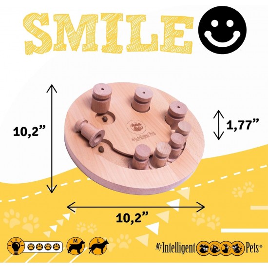 Mandala & Star - My Intelligent Dogs Interaktives Hundespielzeug aus Holz Hundespielzeug für Hunde Hundespielzeug kleine und große Hunde Hunde Spielzeug Mandala & Star - My Intelligent Dogs Interaktives Hundespielzeug aus Holz Hundespielzeug für Hunde Hundespielzeug kleine und große Hunde Hunde Spielzeug