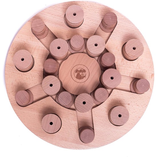 Mandala & Star - My Intelligent Dogs Interaktives Hundespielzeug aus Holz Hundespielzeug für Hunde Hundespielzeug kleine und große Hunde Hunde Spielzeug Mandala & Star - My Intelligent Dogs Interaktives Hundespielzeug aus Holz Hundespielzeug für Hunde Hundespielzeug kleine und große Hunde Hunde Spielzeug
