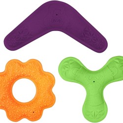 Ministry of Pet Interactive Dog Toys Puppy Toys Throw Fetch Toys Heavy Duty Outdoor Mixed Pack of 3 Ministry of Pet Interactive Dog Toys Puppy Toys Throw Fetch Toys Heavy Duty Outdoor Mixed Pack of 3