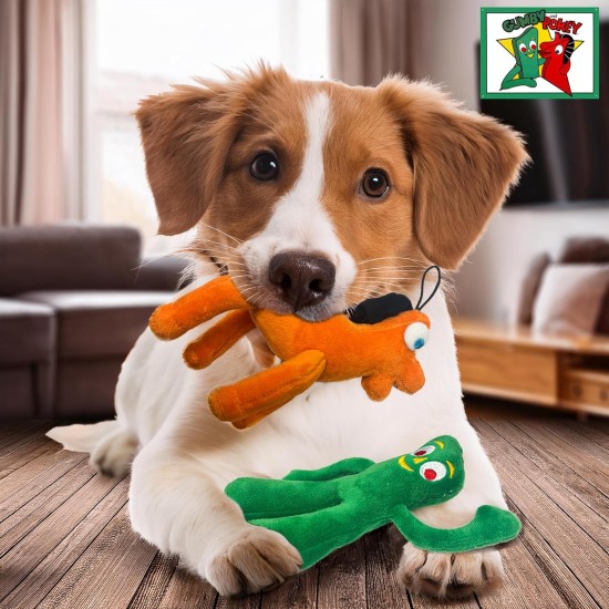 Multipet Gumby Dog Toy - Squeaky Dog Toy for All Dogs - Extra Soft Plush Dog Toy with Flexible Legs and Arms - Stuffed Toy Dog Toy for Cuddling & Playing - Multipet Gumby Dog Toy - Squeaky Dog Toy for All Dogs - Extra Soft Plush Dog Toy with Flexible Legs and Arms - Stuffed Toy Dog Toy for Cuddling & Playing -