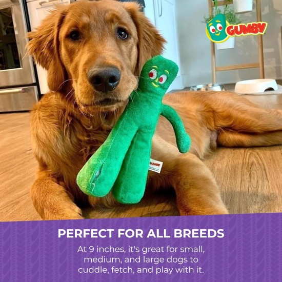Multipet Gumby Dog Toy - Squeaky Dog Toy for All Dogs - Extra Soft Plush Dog Toy with Flexible Legs and Arms - Stuffed Toy Dog Toy for Cuddling & Playing - Multipet Gumby Dog Toy - Squeaky Dog Toy for All Dogs - Extra Soft Plush Dog Toy with Flexible Legs and Arms - Stuffed Toy Dog Toy for Cuddling & Playing -