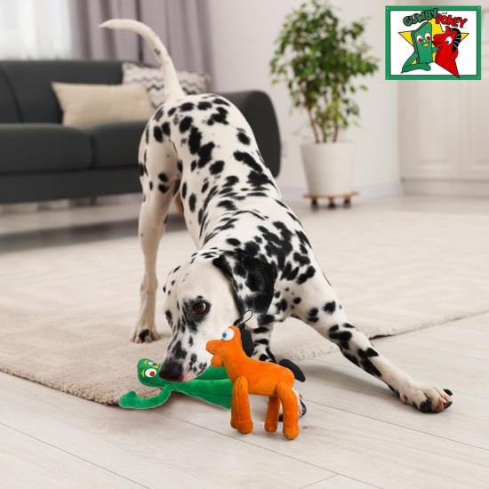 Multipet Gumby Dog Toy - Squeaky Dog Toy for All Dogs - Extra Soft Plush Dog Toy with Flexible Legs and Arms - Stuffed Toy Dog Toy for Cuddling & Playing - Multipet Gumby Dog Toy - Squeaky Dog Toy for All Dogs - Extra Soft Plush Dog Toy with Flexible Legs and Arms - Stuffed Toy Dog Toy for Cuddling & Playing -