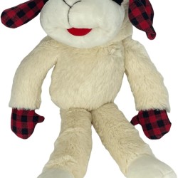 Multipet Holiday Lambchop Dog Toy, Plush, Plaid 20" Plush Dog Toy, Squeaker, Lamb Chop Chop Gingham Pattern, Red/Black, 20" Officially Licensed Product Multipet Holiday Lambchop Dog Toy, Plush, Plaid 20" Plush Dog Toy, Squeaker, Lamb Chop Chop Gingham Pattern, Red/Black, 20" Officially Licensed Product