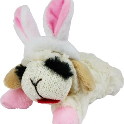 Multipet Lamb Chop Dog Plush Toy w/Easter Bunny Ears - Squeaky Toy for All Dogs - Extra Soft Plush - Stuffed Animal Dog Toy for Cuddling & Playing - Cute Pet Toy (15.2 cm, Cream/Pink) Multipet Lamb Chop Dog Plush Toy w/Easter Bunny Ears - Squeaky Toy for All Dogs - Extra Soft Plush - Stuffed Animal Dog Toy for Cuddling & Playing - Cute Pet Toy (15.2 cm, Cream/Pink)