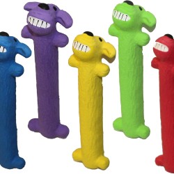 Multipet Loofa Latex Dog Toy - Pack of 2, Assorted Multipet Loofa Latex Dog Toy - Pack of 2, Assorted