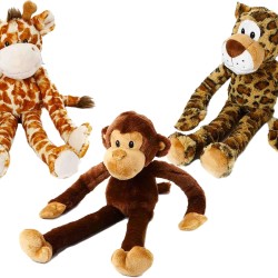 Multipet Swingin Safari Dog Toy, Dog Toy, Dog Type: 3 Animals Set Multipet Swingin Safari Dog Toy, Dog Toy, Dog Type: 3 Animals Set