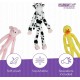 Multipet Swingin' Slevin Cow Plush Toy - Squeaky Toy for All Dogs - Extra Soft Plush - Stuffed Animal Dog Toys for Cuddling & Playing - Cute (27 inch, White, 5 Squeakers) Multipet Swingin' Slevin Cow Plush Toy - Squeaky Toy for All Dogs - Extra Soft Plush - Stuffed Animal Dog Toys for Cuddling & Playing - Cute (27 inch, White, 5 Squeakers)