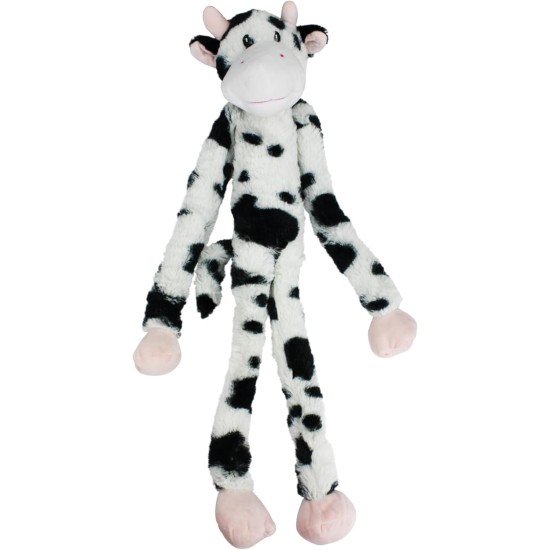 Multipet Swingin' Slevin Cow Plush Toy - Squeaky Toy for All Dogs - Extra Soft Plush - Stuffed Animal Dog Toys for Cuddling & Playing - Cute (27 inch, White, 5 Squeakers) Multipet Swingin' Slevin Cow Plush Toy - Squeaky Toy for All Dogs - Extra Soft Plush - Stuffed Animal Dog Toys for Cuddling & Playing - Cute (27 inch, White, 5 Squeakers)