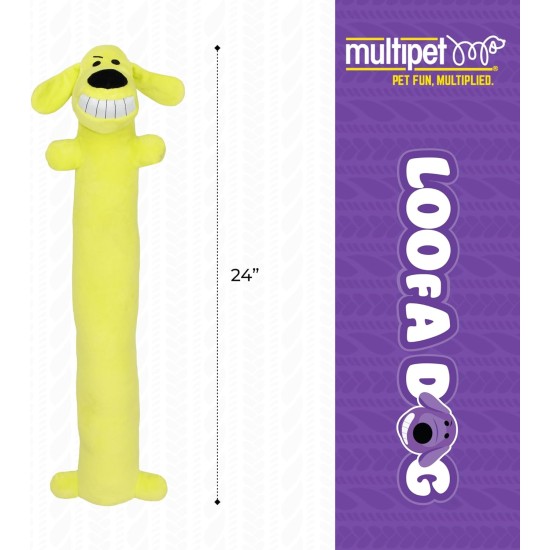Multipet's Original Loofa Jumbo Dog Toy in Assorted Colors, 24-Inch Multipet's Original Loofa Jumbo Dog Toy in Assorted Colors, 24-Inch