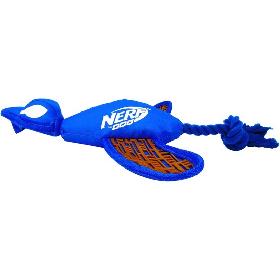 NERF Dog Large Nylon Duck, Blue/Orange - Dog Toy, Fetch Toy, Launcher - Ideal for Medium and Large Breeds NERF Dog Large Nylon Duck, Blue/Orange - Dog Toy, Fetch Toy, Launcher - Ideal for Medium and Large Breeds