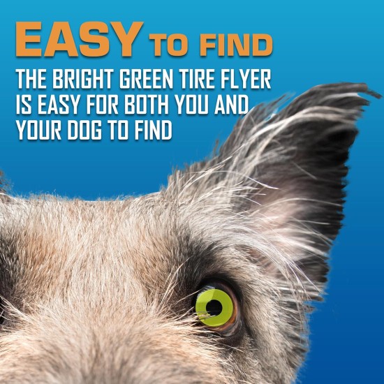 NERF Dog Toy Clear TPR Tyre Flyer 10" Blue for Dogs of All Sizes Weather and Water Resistant Ideal for Training and Mental Stimulation NERF Dog Toy Clear TPR Tyre Flyer 10" Blue for Dogs of All Sizes Weather and Water Resistant Ideal for Training and Mental Stimulation