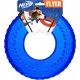 NERF Dog Toy Clear TPR Tyre Flyer 10" Blue for Dogs of All Sizes Weather and Water Resistant Ideal for Training and Mental Stimulation NERF Dog Toy Clear TPR Tyre Flyer 10" Blue for Dogs of All Sizes Weather and Water Resistant Ideal for Training and Mental Stimulation