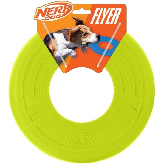 Nerf Dog Atomic Flyer, 10-inch, Red Nerf Dog Atomic Flyer, 10-inch, Red