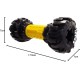 Nerf Dog Axle Tread Dog Toy with Interactive Feeder, Lightweight, Durable and Water Resistant, 7 Inch, for Medium Breeds, Single Unit, Yellow/Black Nerf Dog Axle Tread Dog Toy with Interactive Feeder, Lightweight, Durable and Water Resistant, 7 Inch, for Medium Breeds, Single Unit, Yellow/Black