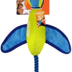 Nerf Dog Launching Duck with Crinkle Wings, 16.5 Inch Ultraplush Interactive Toy for Dogs, Green/Light Blue Nerf Dog Launching Duck with Crinkle Wings, 16.5 Inch Ultraplush Interactive Toy for Dogs, Green/Light Blue