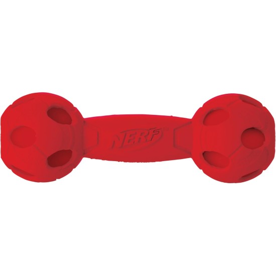 Nerf Dog Squeak Bar Bell 7 " Nerf Dog Squeak Bar Bell 7 "