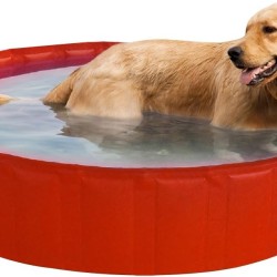 New Plast My Dog Pool Diameter 140 cm Orange Height 30 cm New Plast My Dog Pool Diameter 140 cm Orange Height 30 cm