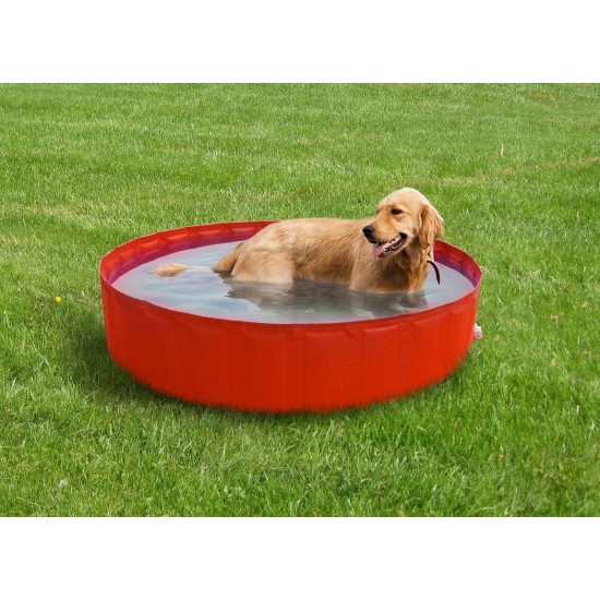 New Plast My Dog Pool Diameter 140 cm Orange Height 30 cm New Plast My Dog Pool Diameter 140 cm Orange Height 30 cm