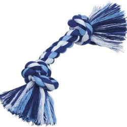 Nobby 1 x Rope Toy - Colourful 50g - 2 Knot - 21cm Nobby 1 x Rope Toy - Colourful 50g - 2 Knot - 21cm