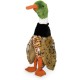 Nobby Flat Duck Plush Animal, 34 cm, Brown