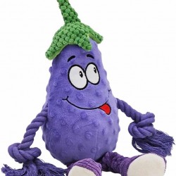Nobby Plush Aubergine with Rope 37 cm Nobby Plush Aubergine with Rope 37 cm