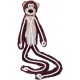 Nobby Plush Monkey Long with Rope Inside, 105 cm, Pack of 1 Nobby Plush Monkey Long with Rope Inside, 105 cm, Pack of 1