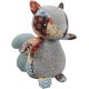 Nobby Plush Squirrel Patchwork 20cm 1 Piece Nobby Plush Squirrel Patchwork 20cm 1 Piece