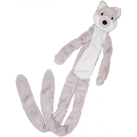 Nobby Plush Wolf Long with Rope Inside, 105 cm, Pack of 1 Nobby Plush Wolf Long with Rope Inside, 105 cm, Pack of 1