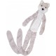 Nobby Plush Wolf Long with Rope Inside, 105 cm, Pack of 1 Nobby Plush Wolf Long with Rope Inside, 105 cm, Pack of 1