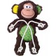 Nobby Plush monkey with rope inside, 28 cm, 1 piece Nobby Plush monkey with rope inside, 28 cm, 1 piece