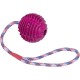Nobby Solid Rubber Ball with Rope Ball: 7.5 cm; Rope: 30 cm Nobby Solid Rubber Ball with Rope Ball: 7.5 cm; Rope: 30 cm