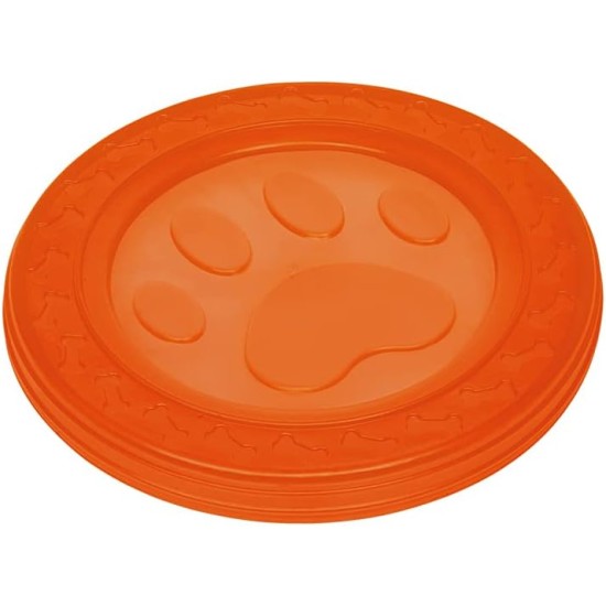 Nobby TPR Fly-Disc Paw, Diameter 22 cm, Orange, Pack of 1