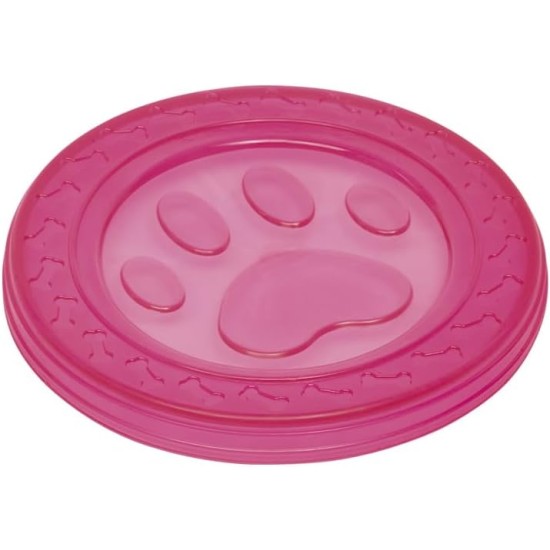 Nobby TPR Paw Frisbee, 23 cm, Pink Nobby TPR Paw Frisbee, 23 cm, Pink