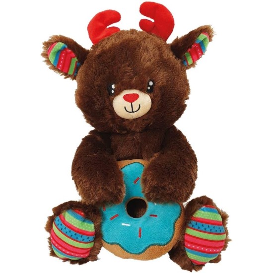 Nobby Xmas 65600 Plush Elk with Doughnut 32 cm Nobby Xmas 65600 Plush Elk with Doughnut 32 cm