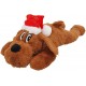 Nobby Xmas Plush Dog Floppy Toy 42 cm, Brown, Pack of 1 Nobby Xmas Plush Dog Floppy Toy 42 cm, Brown, Pack of 1