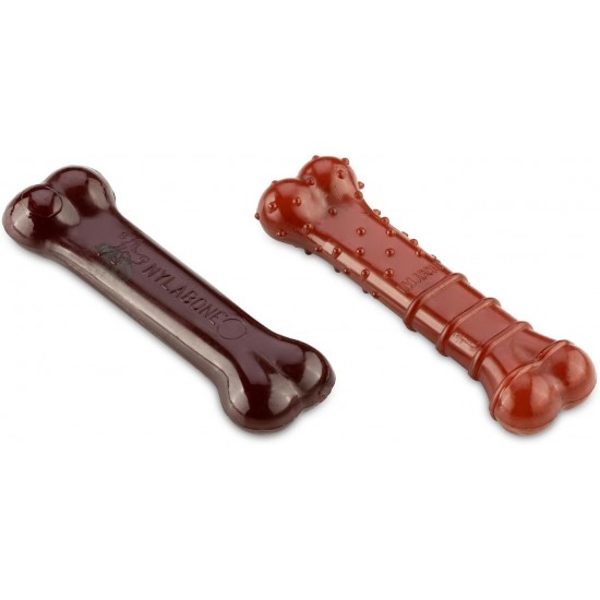 Nylabone Extreme Power Chew Basted Blast Double Flavoured Dog Chew Toy - Small/Normal - For Dogs up to 11kg (Pack of 2) Nylabone Extreme Power Chew Basted Blast Double Flavoured Dog Chew Toy - Small/Normal - For Dogs up to 11kg (Pack of 2)