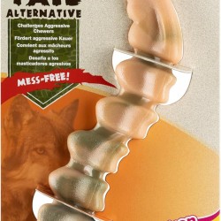 Nylabone, Extremely Strong Chewing Effect, Alligator Tail, Dog Toy Made of Durable Nylon, Chicken Flavour, Large, for Dogs up to 23 kg Nylabone, Extremely Strong Chewing Effect, Alligator Tail, Dog Toy Made of Durable Nylon, Chicken Flavour, Large, for Dogs up to 23 kg