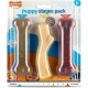 Nylabone Puppy Stages Triple Pack, Gentle Chicken Starter Chew, Graduate Maple Bacon Wood Stick, Graduate Beef Jerky Extreme Bone, Medium (1 Pack of 3 Chews) Nylabone Puppy Stages Triple Pack, Gentle Chicken Starter Chew, Graduate Maple Bacon Wood Stick, Graduate Beef Jerky Extreme Bone, Medium (1 Pack of 3 Chews)