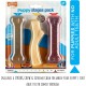 Nylabone Puppy Stages Triple Pack, Gentle Chicken Starter Chew, Graduate Maple Bacon Wood Stick, Graduate Beef Jerky Extreme Bone, Medium (1 Pack of 3 Chews) Nylabone Puppy Stages Triple Pack, Gentle Chicken Starter Chew, Graduate Maple Bacon Wood Stick, Graduate Beef Jerky Extreme Bone, Medium (1 Pack of 3 Chews)