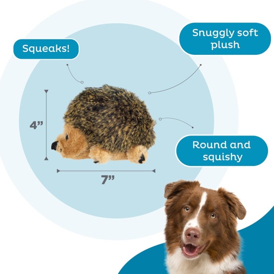 Outward Hound Hedgehogz - Plüsch-Hundespielzeug - Igel - Braun - S Outward Hound Hedgehogz - Plüsch-Hundespielzeug - Igel - Braun - S