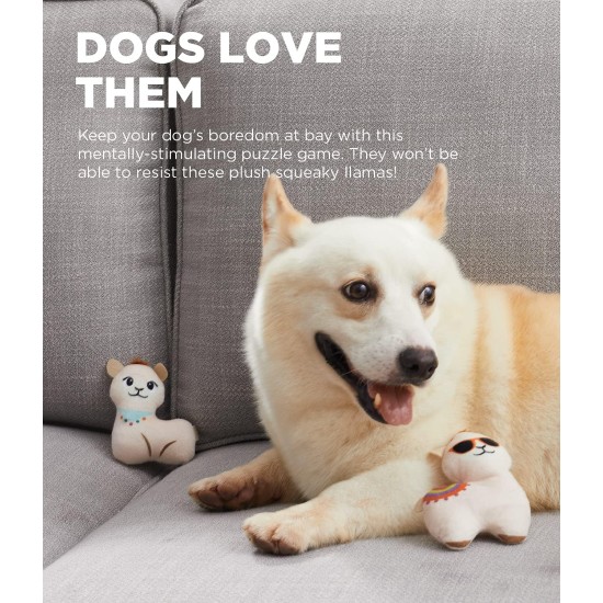 Outward Hound Hide A Lama Plush Dog Toy Puzzle Outward Hound Hide A Lama Plush Dog Toy Puzzle