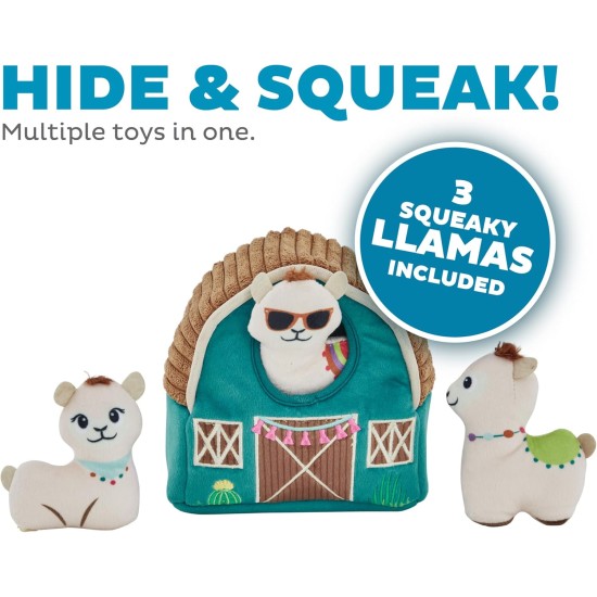 Outward Hound Hide A Lama Plush Dog Toy Puzzle Outward Hound Hide A Lama Plush Dog Toy Puzzle