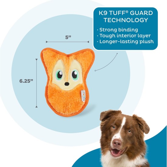 Outward Hound Kyjen 32071 Invincibles Plush Gecko without Stuffing, Durable Dog Toy, Squeaky Toy with 2 Squeakers, Small, Red/Orange Outward Hound Kyjen 32071 Invincibles Plush Gecko without Stuffing, Durable Dog Toy, Squeaky Toy with 2 Squeakers, Small, Red/Orange