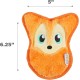 Outward Hound Kyjen 32071 Invincibles Plush Gecko without Stuffing, Durable Dog Toy, Squeaky Toy with 2 Squeakers, Small, Red/Orange Outward Hound Kyjen 32071 Invincibles Plush Gecko without Stuffing, Durable Dog Toy, Squeaky Toy with 2 Squeakers, Small, Red/Orange
