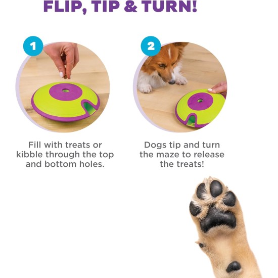 Outward Hound Nina Ottosson Dog Hide N’ Slide, Interactive Dog Toy for Treats, Purple Outward Hound Nina Ottosson Dog Hide N’ Slide, Interactive Dog Toy for Treats, Purple