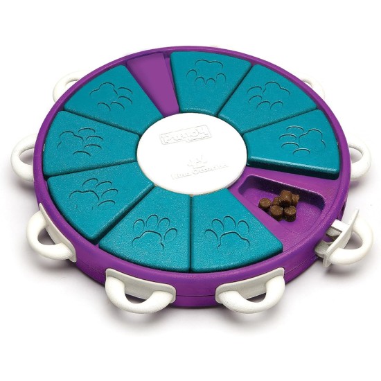Outward Hound Nina Ottosson Dog Hide N’ Slide, Interactive Dog Toy for Treats, Purple Outward Hound Nina Ottosson Dog Hide N’ Slide, Interactive Dog Toy for Treats, Purple