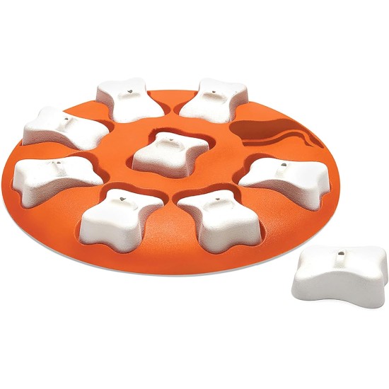 Outward Hound Nina Ottosson Dog Hide N’ Slide, Interactive Dog Toy for Treats, Purple Outward Hound Nina Ottosson Dog Hide N’ Slide, Interactive Dog Toy for Treats, Purple