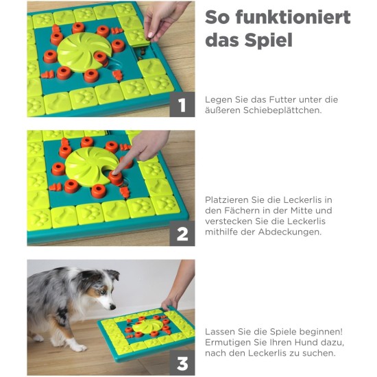 Outward Hound Nina Ottosson Dog Worker, Interactive Dog Toy for Treats, Light Brown Outward Hound Nina Ottosson Dog Worker, Interactive Dog Toy for Treats, Light Brown