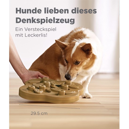 Outward Hound Nina Ottosson Dog Worker, Interactive Dog Toy for Treats, Light Brown Outward Hound Nina Ottosson Dog Worker, Interactive Dog Toy for Treats, Light Brown